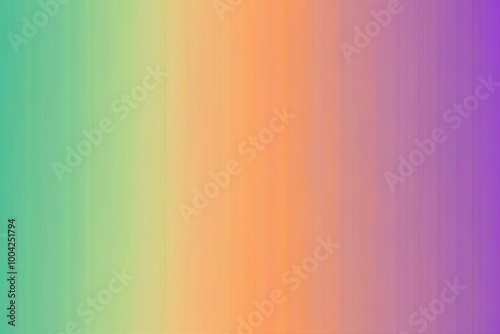 Panoramic vertical gradient background with pastel purple, green, and orange colors