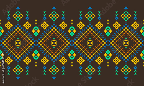 Digital Ethnic: Pixel Art Inspired Patterns