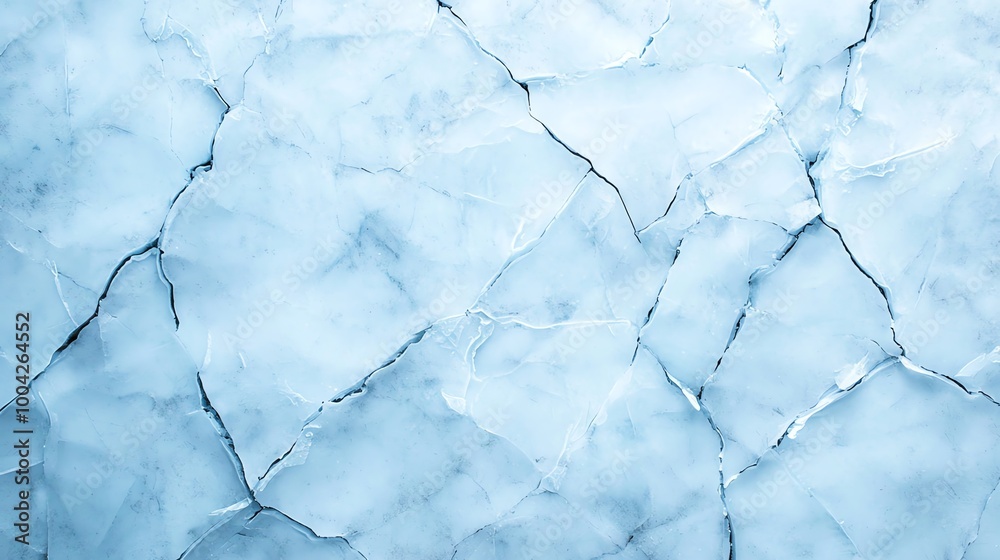 A stunning close-up of cracked ice, showcasing intricate patterns and a serene blue tone for artistic and seasonal projects. A stunning close-up of cracked ice, showcasing intricate patterns and a serene blue tone for artistic and seasonal projects.