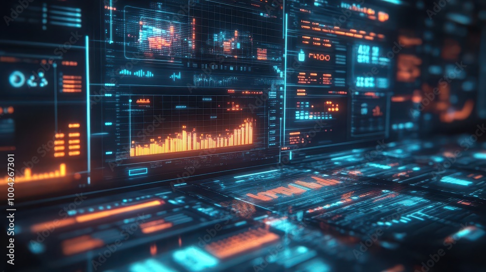 Revenue growth displayed with glowing holographic financial charts and digital tools Futuristic Hologram Minimalist Revenue growth displayed with glowing holographic financial charts and digital tools Futuristic Hologram Minimalist