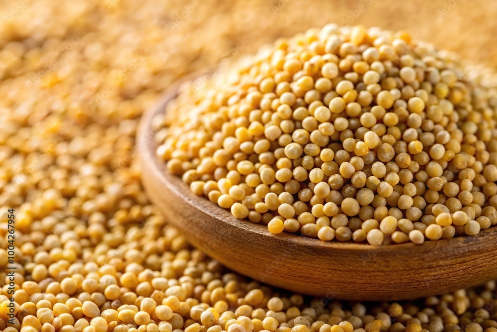 Pearl millet with selective focus Depth of Field Pearl millet with selective focus Depth of Field