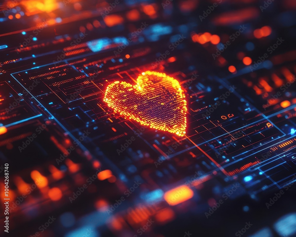 Telehealth services with glowing holographic health data and digital diagnostics Futuristic Hologram Minimalist Telehealth services with glowing holographic health data and digital diagnostics Futuristic Hologram Minimalist
