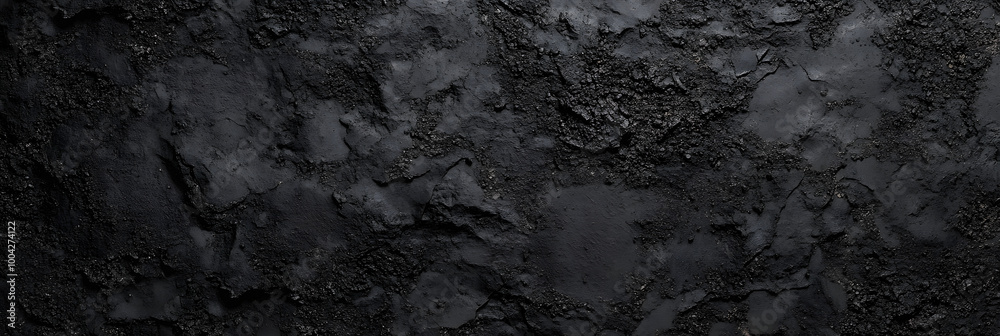 Black or dark gray rough soil-like texture background Black or dark gray rough soil-like texture background