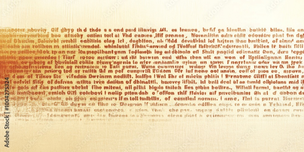 Obraz premium [A vintage letterpress poster with retro typography in warm tones], featuring textured text on a beige background, high resolution, high detail, masterpiece, 