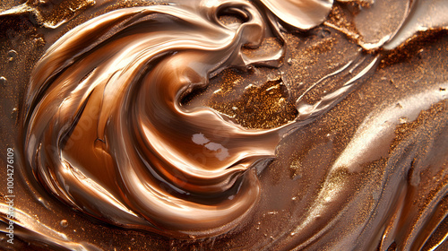 Swirling Liquid Bronze photo