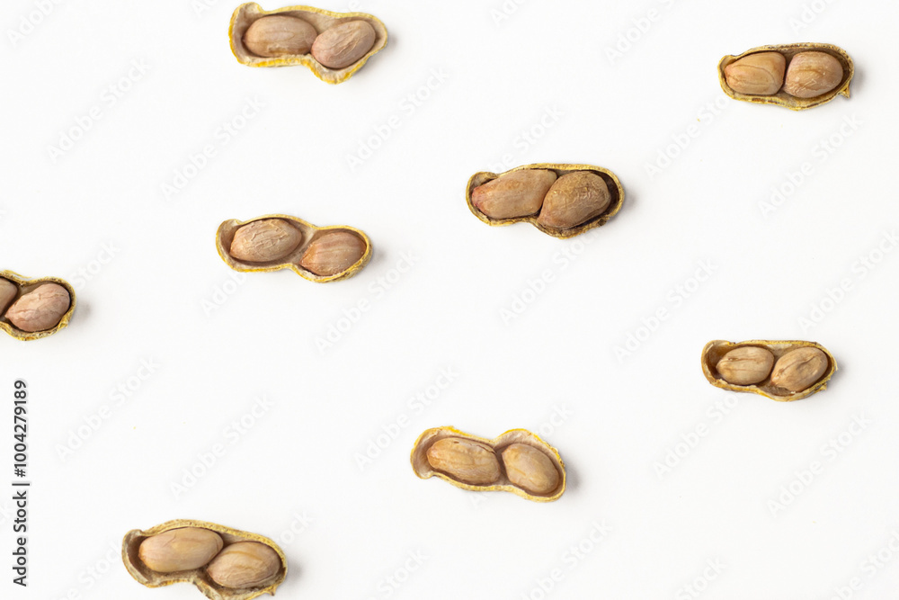 Peanut nuts isolated, peanut seeds isolate, white background, peanut nut isolated on white Peanut nuts isolated, peanut seeds isolate, white background, peanut nut isolated on white
