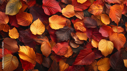 Autumn leaves background 