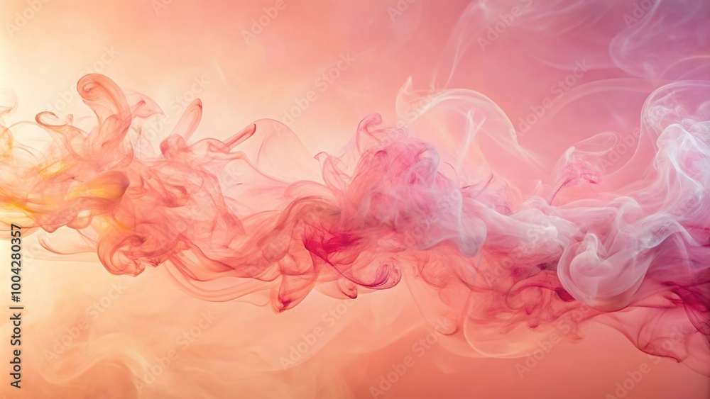 Pink and peach smoke background with leading lines Pink and peach smoke background with leading lines