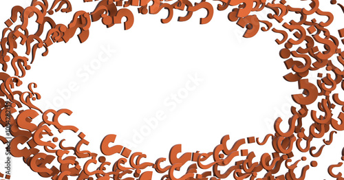 question icons, original 3d...