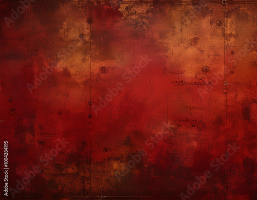 Abstrat Red Background With Industrial Vibe and Copy Space