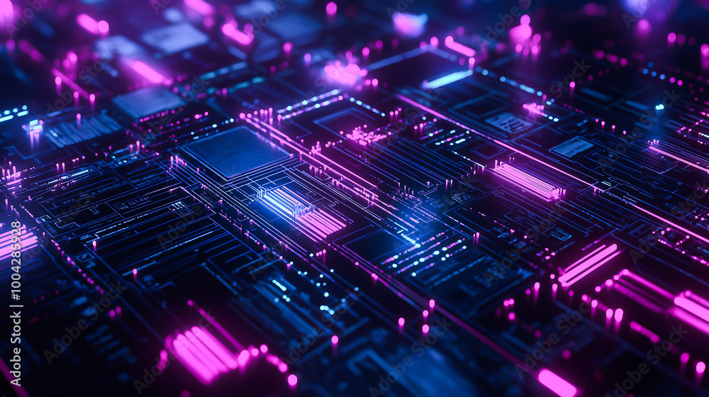 Neon Circuitry Concept Neon Circuitry Concept