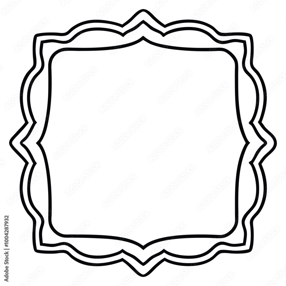 Hand drawn doodle frames collection set Hand drawn doodle frames collection set
