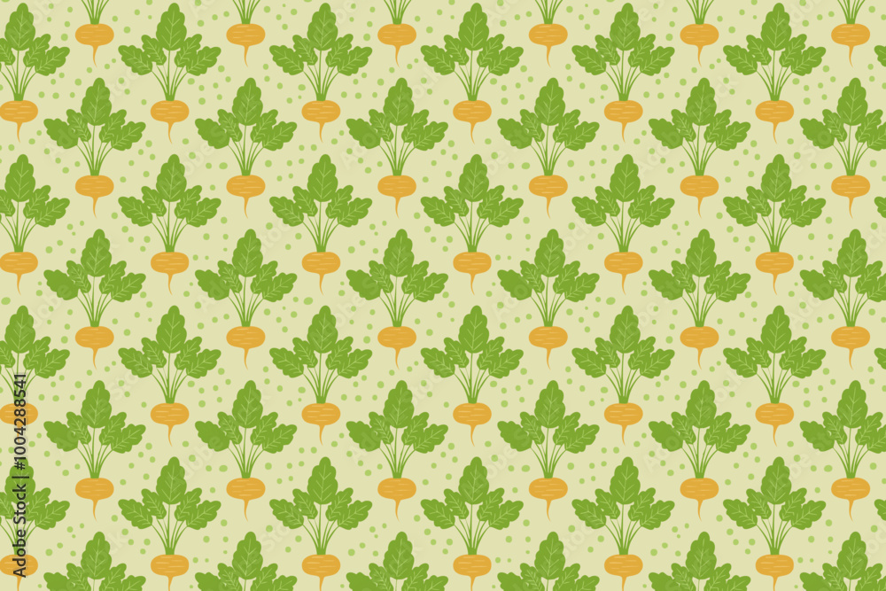 Beat-root vegetables seamless pattern vector background Beat-root vegetables seamless pattern vector background