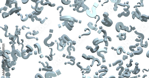 question icons, original 3d...