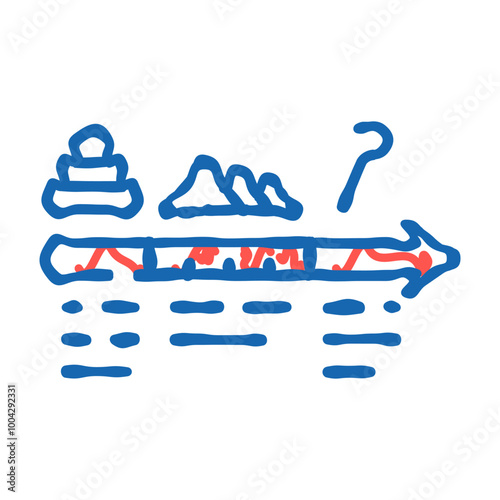 civilization egypt doodle icon sketch vector. civilization egypt sign. isolated symbol illustration