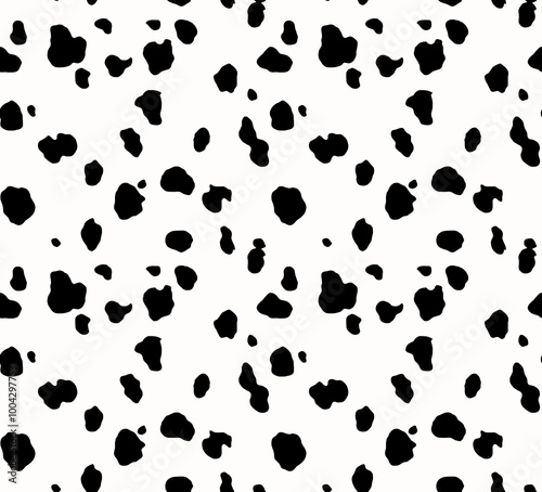 Seamless leopard pattern, animal print.