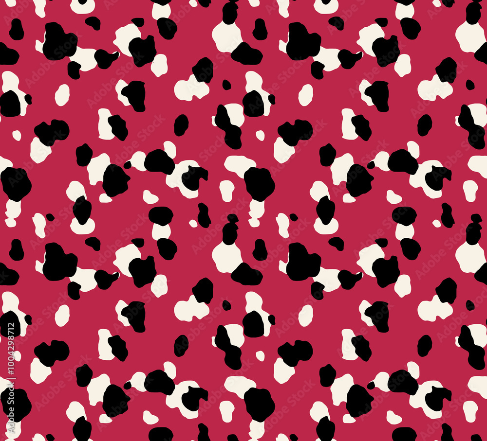 Seamless leopard pattern, animal print.