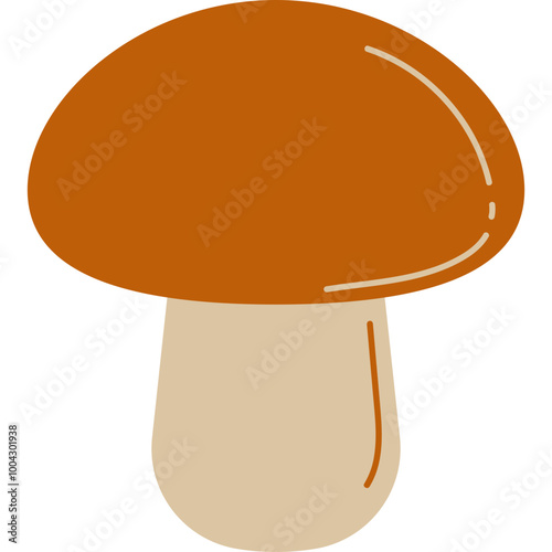 Mushroom. Vector  Illustration