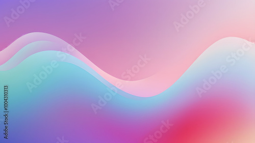 Pastel Wave Abstract Background 