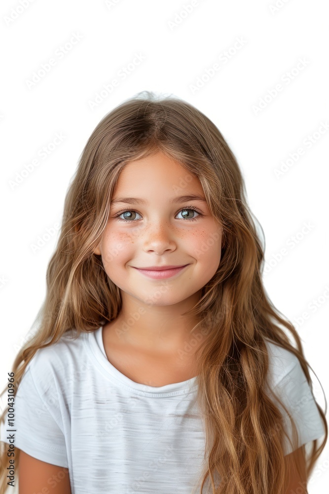 Young girl cheerful portrait smiling looking. Young girl cheerful portrait smiling looking.