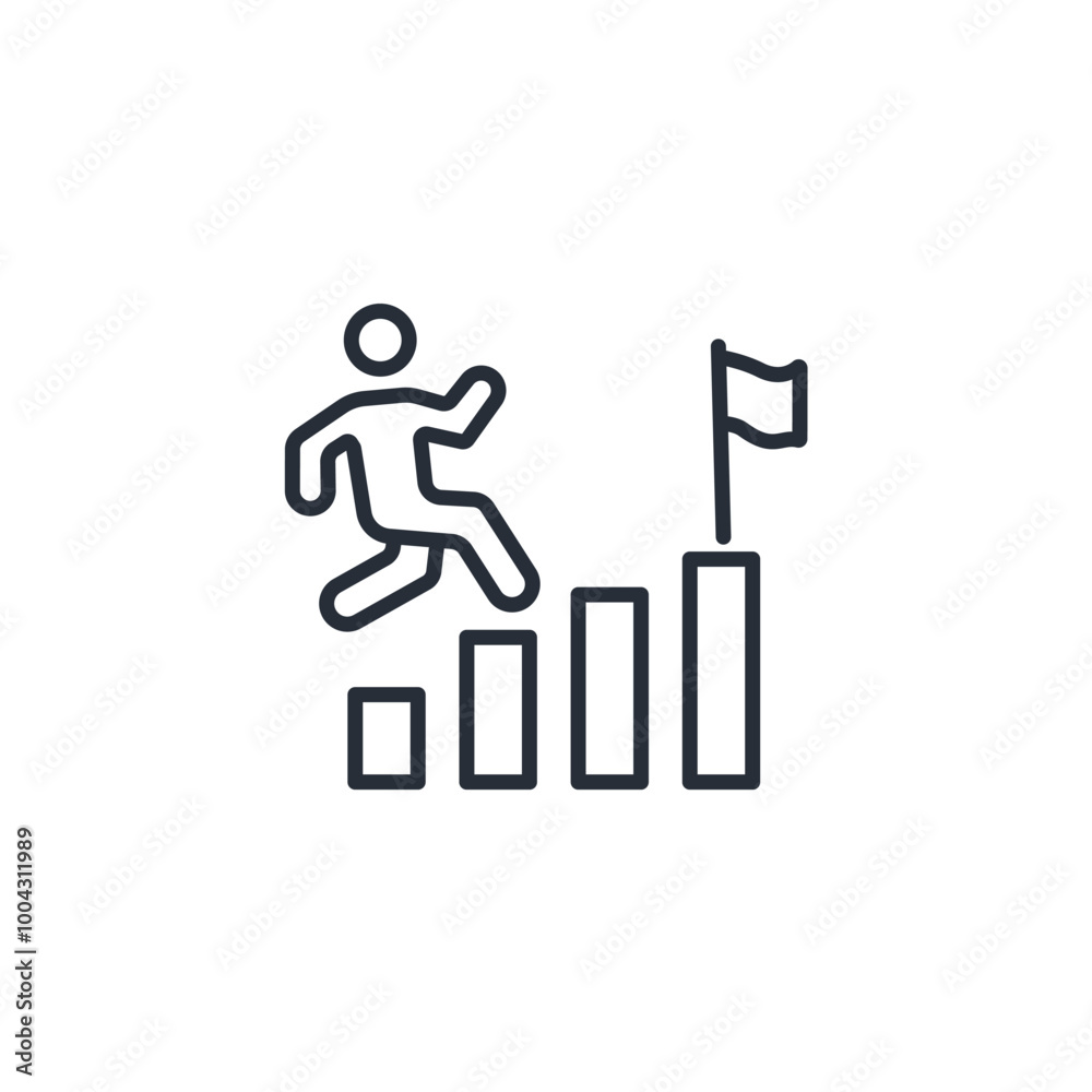 achieve icon. vector.Editable stroke.linear style sign for use web design,logo.Symbol illustration. achieve icon. vector.Editable stroke.linear style sign for use web design,logo.Symbol illustration.