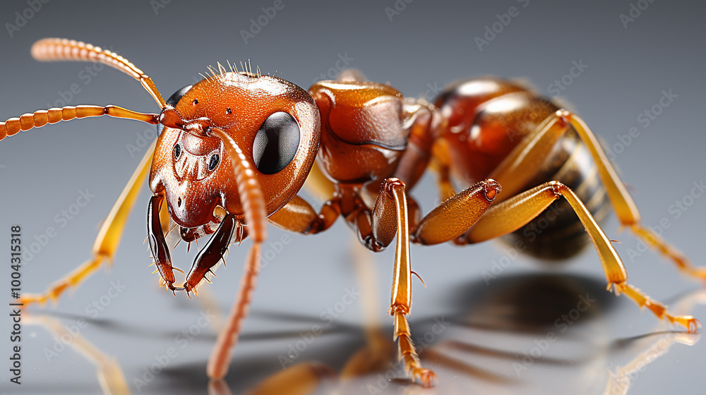 3d rendered photo of a ant generative ai 3d rendered photo of a ant generative ai