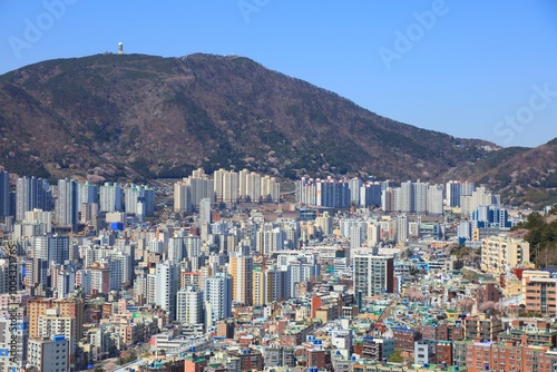 Cityscape of Busan, South Korea photo