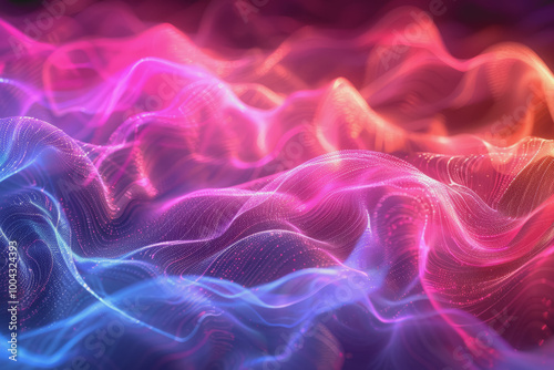 Abstract background with shimmering colored light texture.