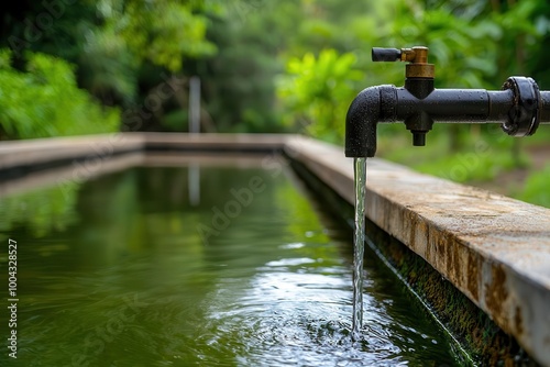 Water treatment engineer designing percolation systems to recharge groundwater supplies, water treatment engineer, groundwater recharge photo