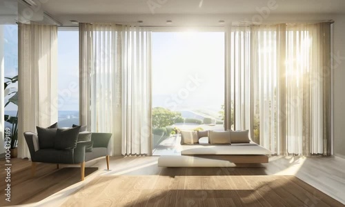 Wallpaper Mural Modern Living Room Design Japandi Scandinavian Aesthetic Torontodigital.ca