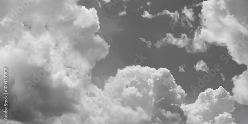 Black cloud and thunderstorm before rainy, Dramatic black clouds and dark sky.