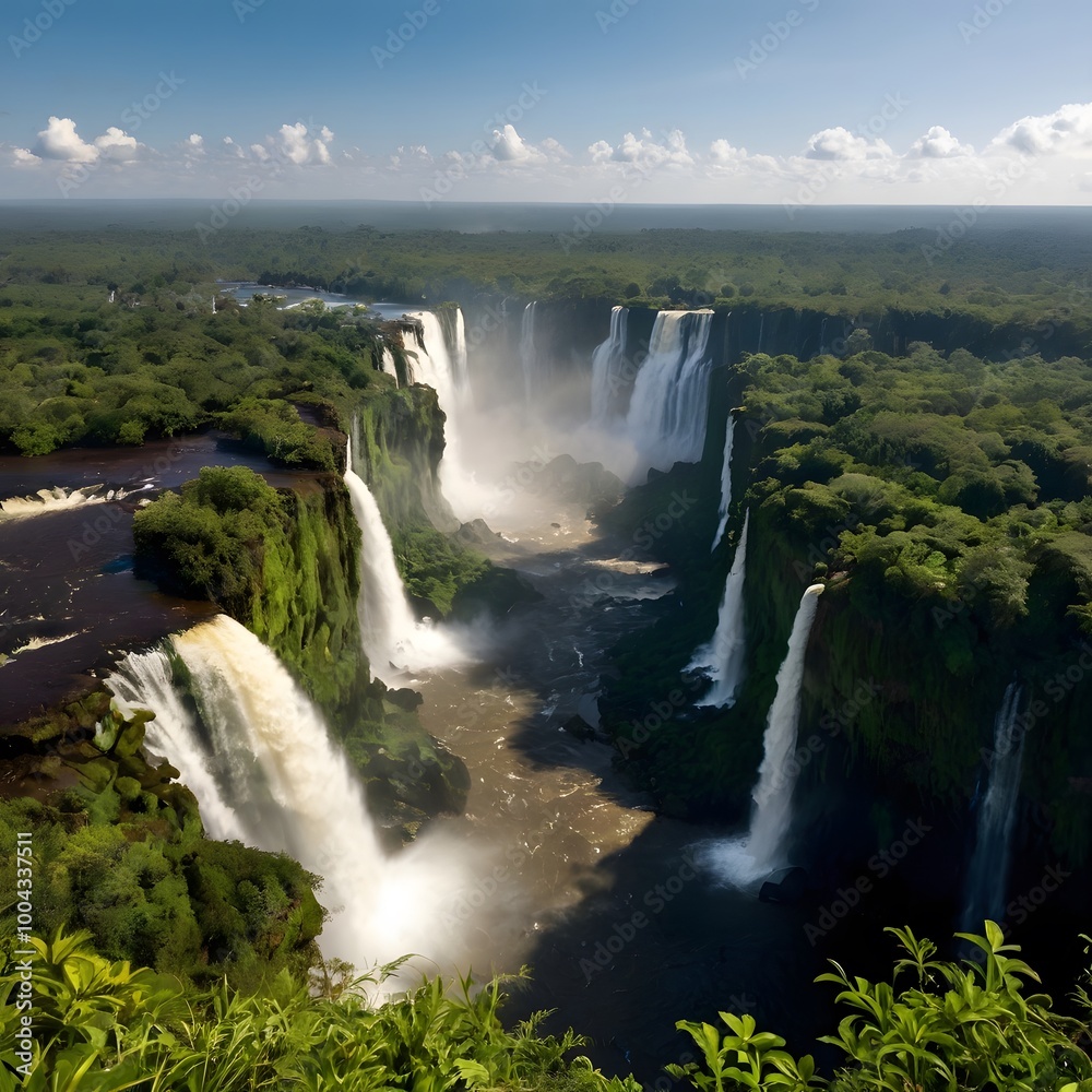 Fototapeta premium Igraçu falls - Brazil 