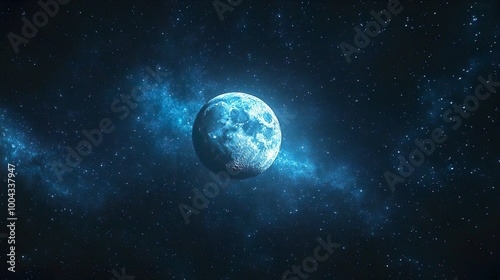 Elegant 4K Wallpaper with Starry Night Sky Deep Space Background