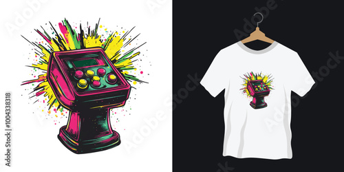 Gaming t-shirt design