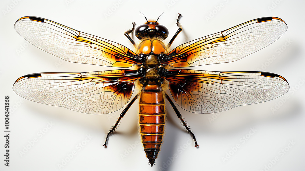 3d rendered photo of a dragonfly generative ai 3d rendered photo of a dragonfly generative ai