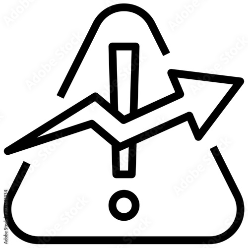 disruption outline style icon