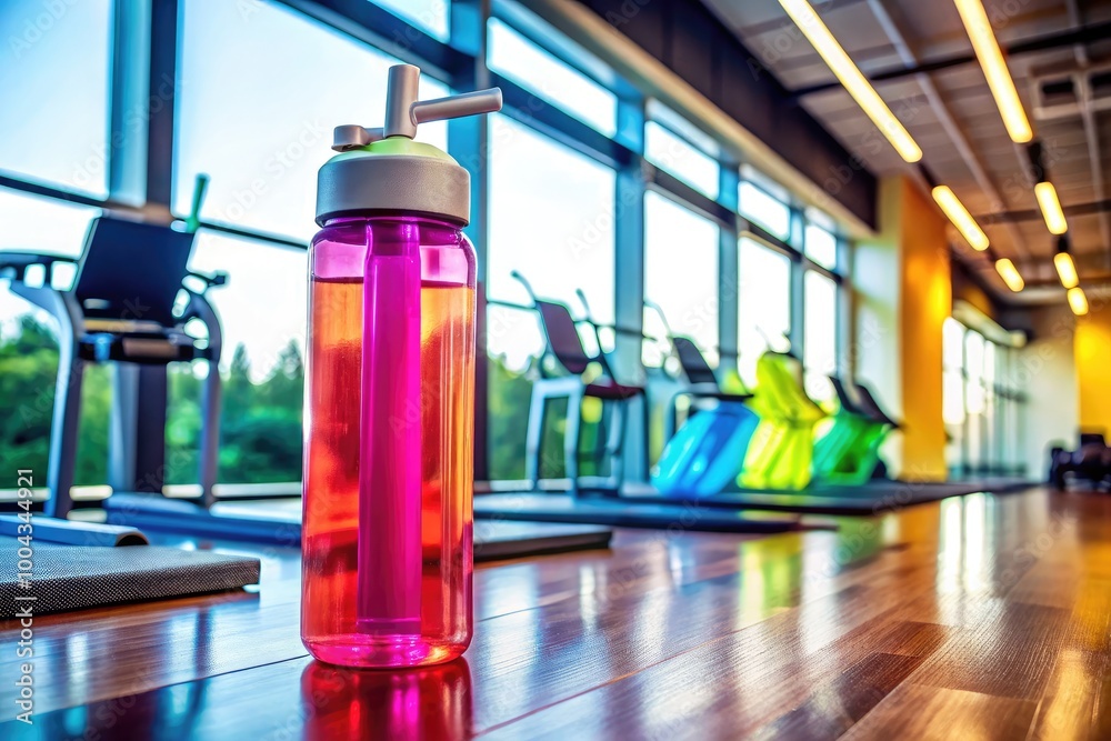 Sleek and Modern Gym Bottle with Straw for Hydration During Workouts and Fitness Activities Sleek and Modern Gym Bottle with Straw for Hydration During Workouts and Fitness Activities