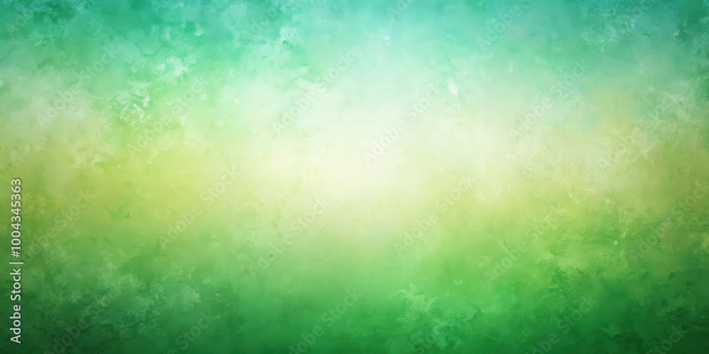 Green abstract textured gradient background with pastel and bright tones blending for design projects