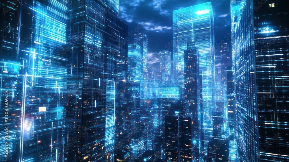 Cyberpunk Cityscape Cyberpunk Cityscape