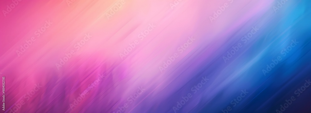 Obraz premium Abstract Blurred Gradient Background with Pink, Purple and Blue Colors