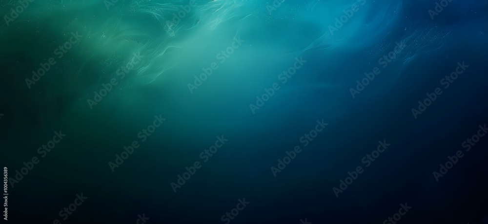 Abstract Green And Blue Gradient Background