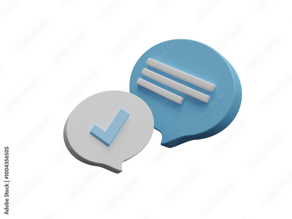 Check mark icon on transparent background, included the icons as correct, verified, certificate, approval, accepted, confirm, check List and more. Verification control business concept. 3d rendering Check mark icon on transparent background, included the icons as correct, verified, certificate, approval, accepted, confirm, check List and more. Verification control business concept. 3d rendering