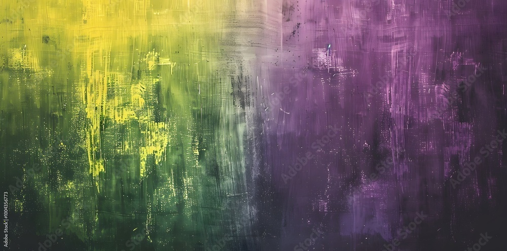 Abstract Grainy Gradient Background in Purple, Green, and Yellow Abstract Grainy Gradient Background in Purple, Green, and Yellow