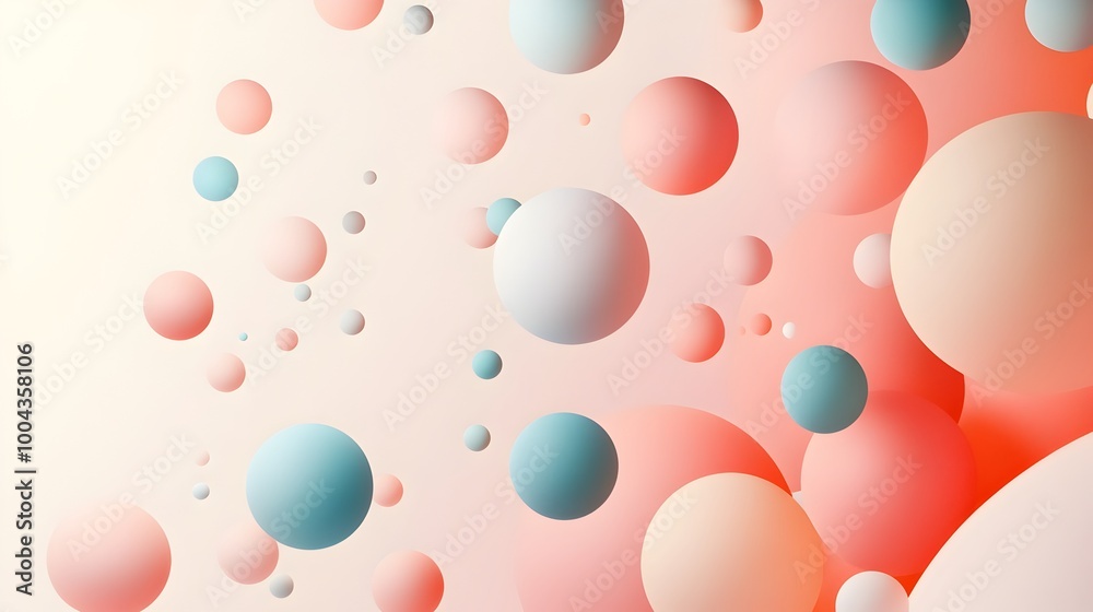 Vibrant Abstract Digital Bubble and Orb Gradient Pattern Backdrop Vibrant Abstract Digital Bubble and Orb Gradient Pattern Backdrop