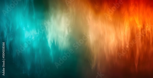 Abstract Northern Lights Gradient Background