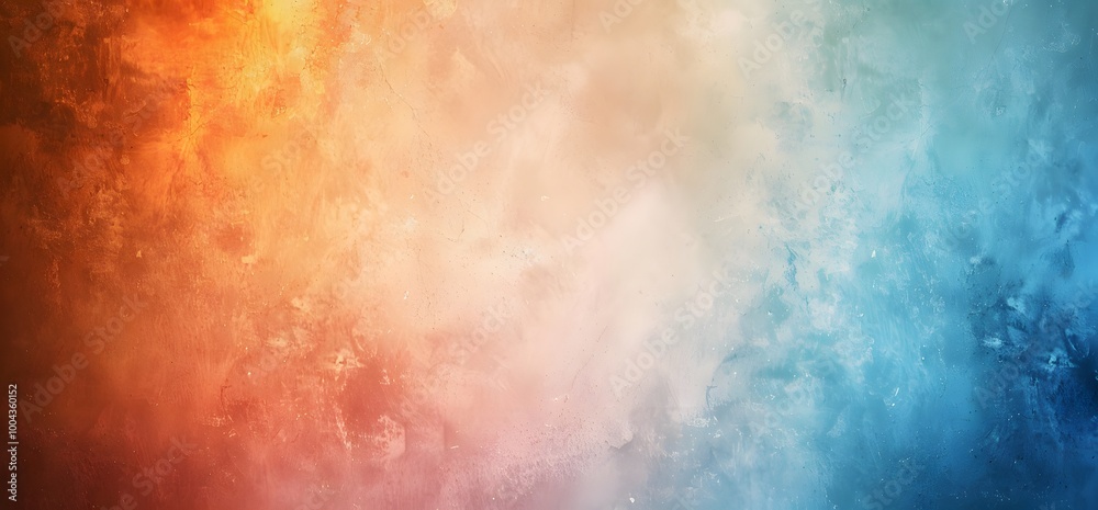 Fototapeta premium Abstract Gradient Background, Blue, Orange, Brown