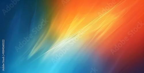 Abstract Gradient Background with Blue, Orange, and Red Colors