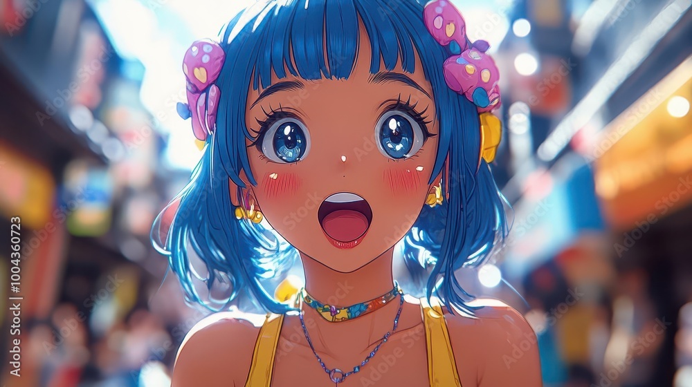 vibrant and whimsical cartoon anime girl illustration showcasing an expressive character with bright colors and intricate details embodying a playful and imaginative fantasy world vibrant and whimsical cartoon anime girl illustration showcasing an expressive character with bright colors and intricate details embodying a playful and imaginative fantasy world