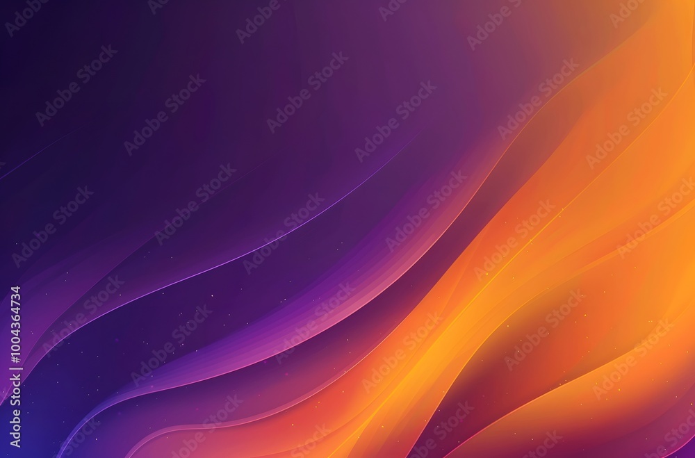 Abstract Purple and Orange Gradient Background