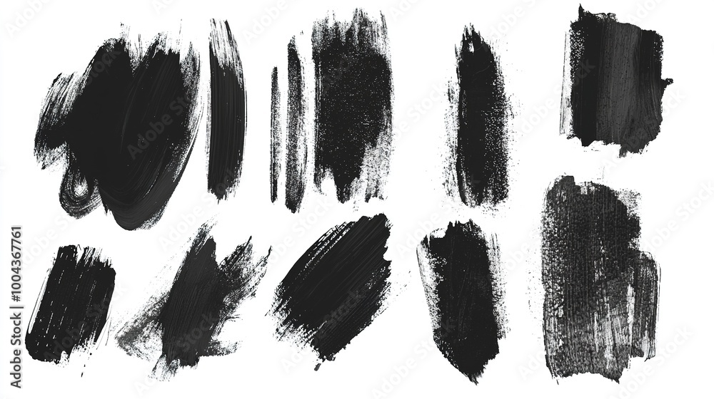 Grunge dark black color smears and smudges of paint. Background texture wallpaper design. Ai Generative Grunge dark black color smears and smudges of paint. Background texture wallpaper design. Ai Generative